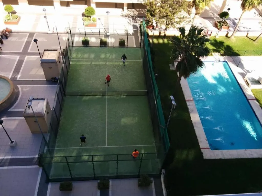 Apartamento Con Piscina En Parque Litoral Apartamento Málaga